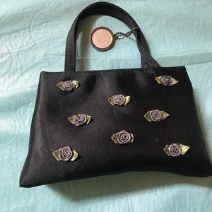 NEVER BEEN USED Black Rose Purse